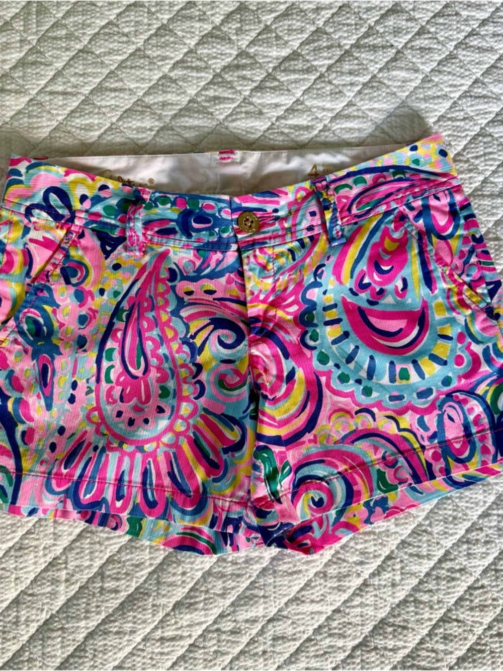 Callahan Psychedelic Sunshine Print Shorts